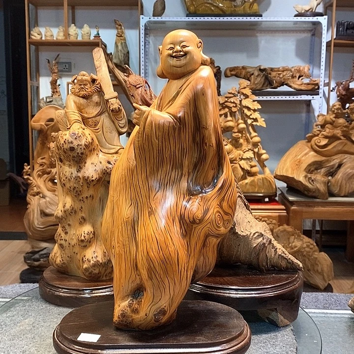 柏木（崖柏）虎皮纹坨料乐乐