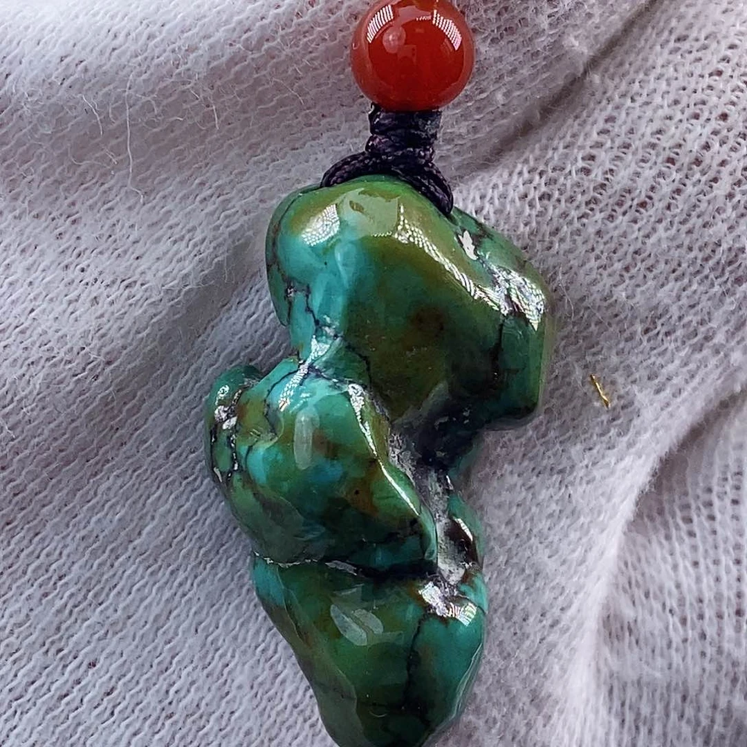 未镶嵌绿松石珠宝奇石