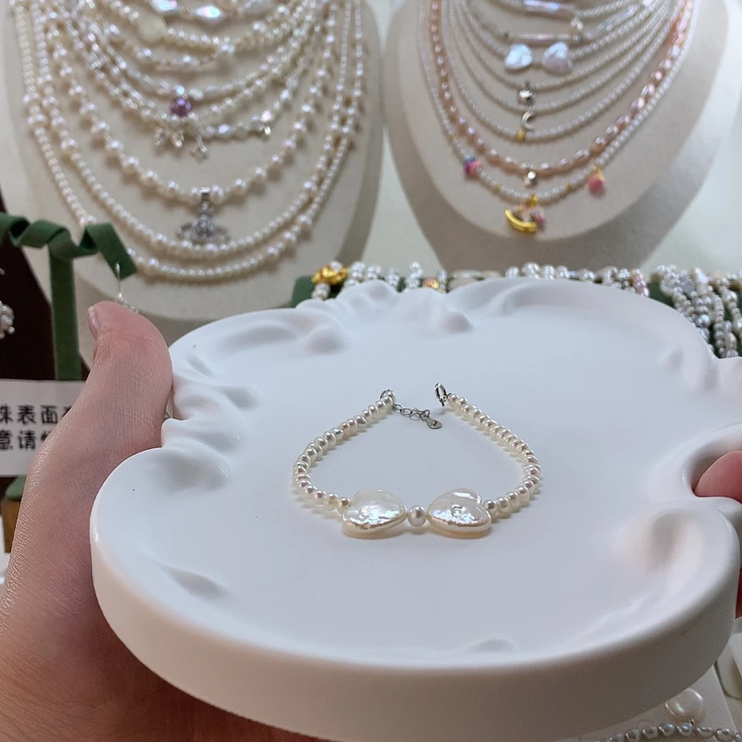 手绳淡水珍珠银S925镶嵌