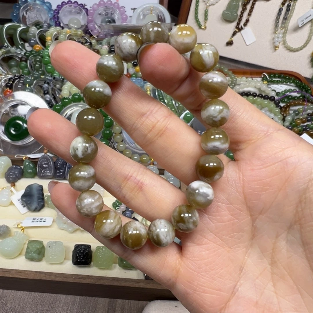 和田玉未镶嵌手链