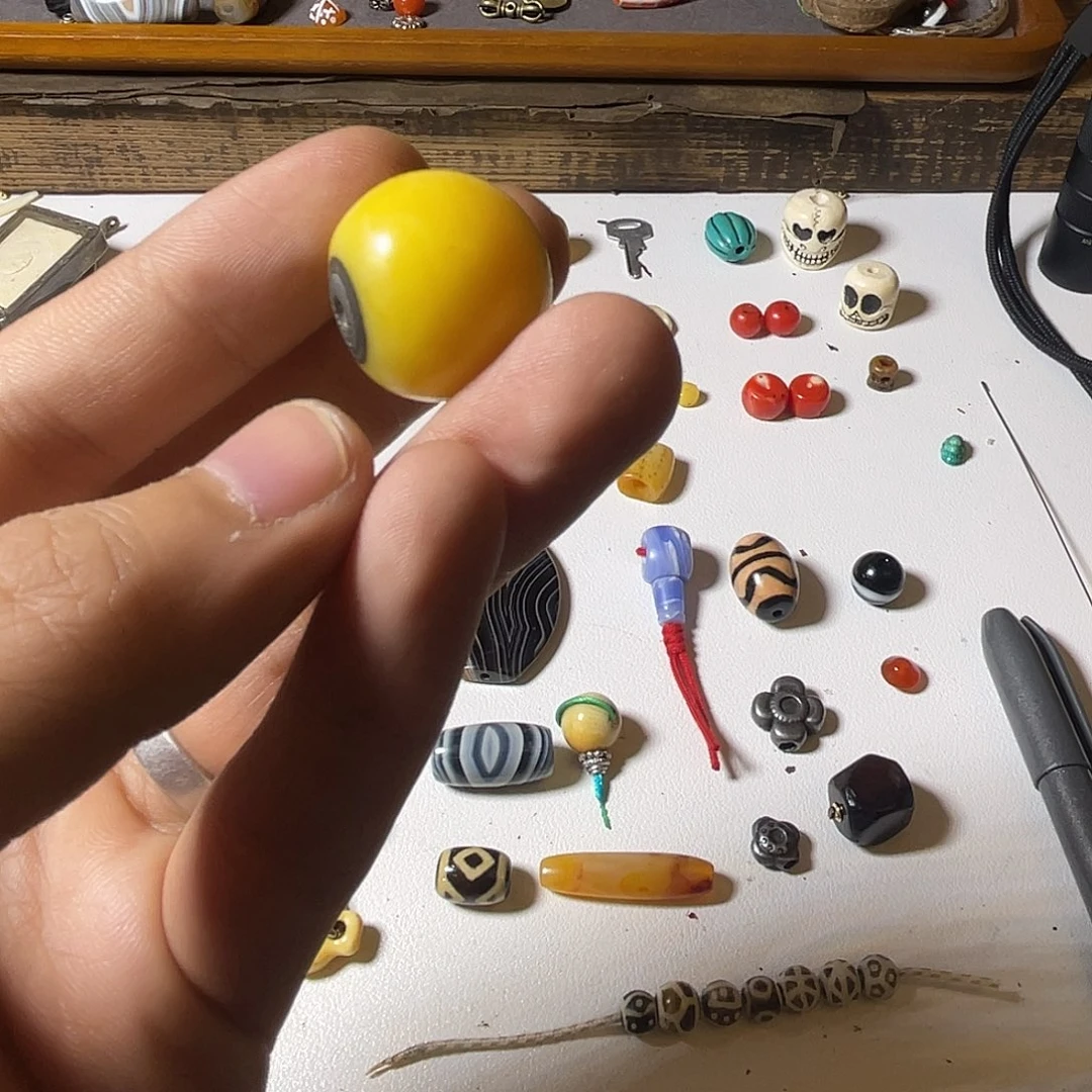 傻***春玛瑙/玉髓珠子未镶嵌