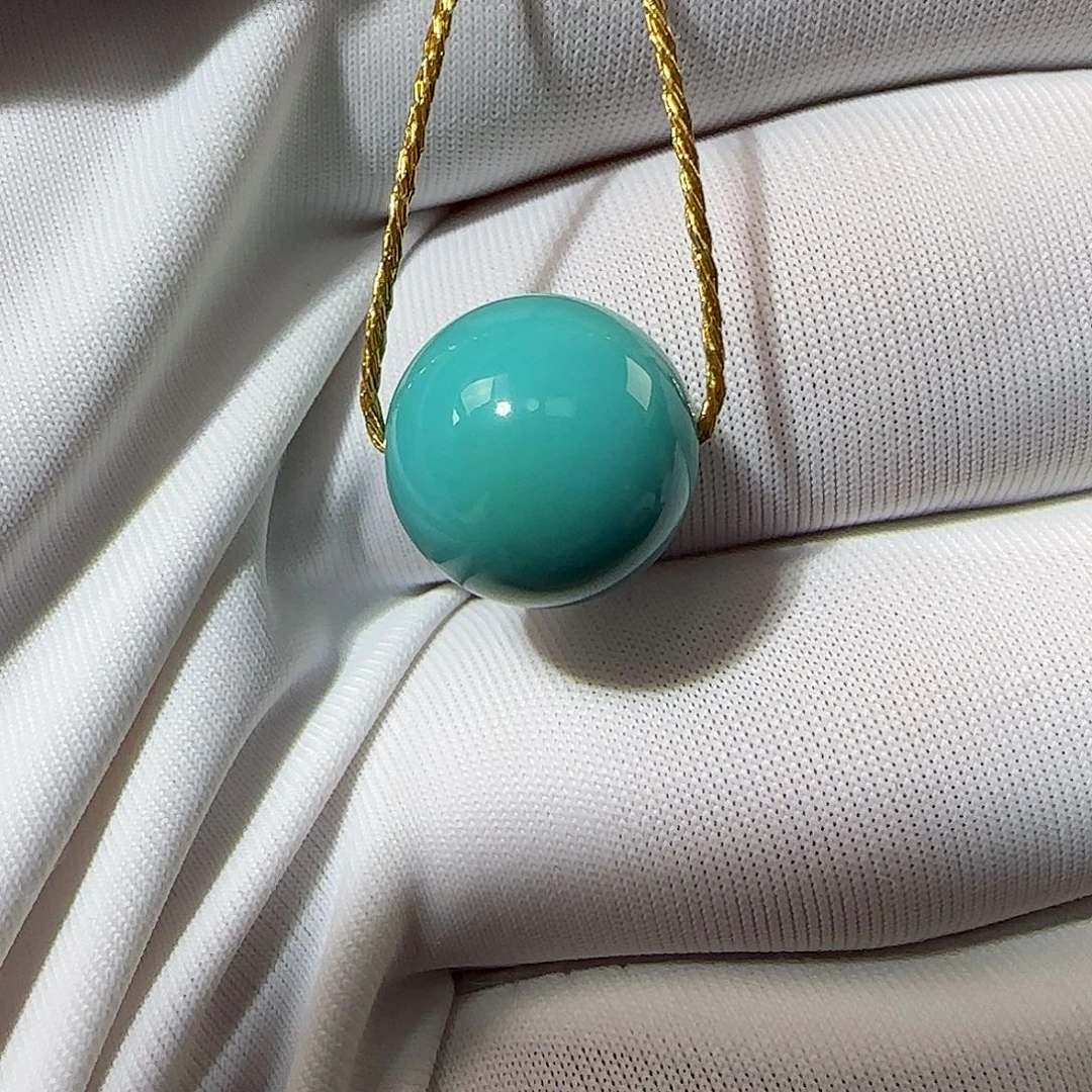 绿松石未镶嵌10mm➕单珠