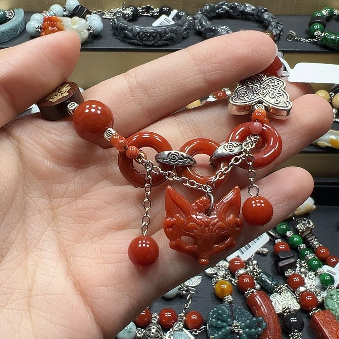 齐***圣翡翠未镶嵌手链手链