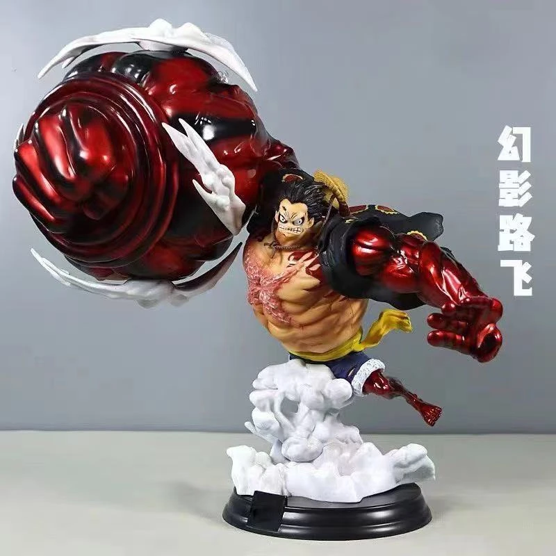 爆款上新 幻影路飞 四档猿王枪 路飞 海贼王 动漫手办 摆件