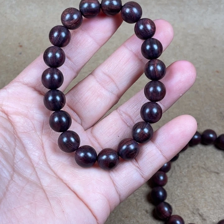 @***李黄花梨/降香黄檀手串/手链海黄紫油梨老料1.0