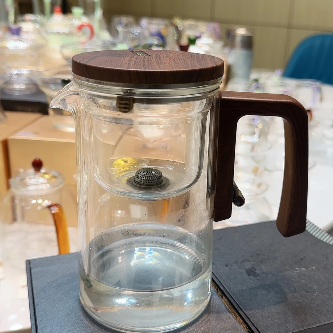 梓***摘禾器桃木把手飘逸杯