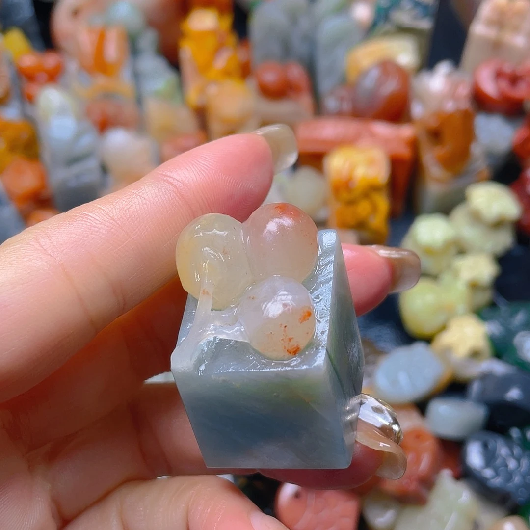 青田石印石纯手工