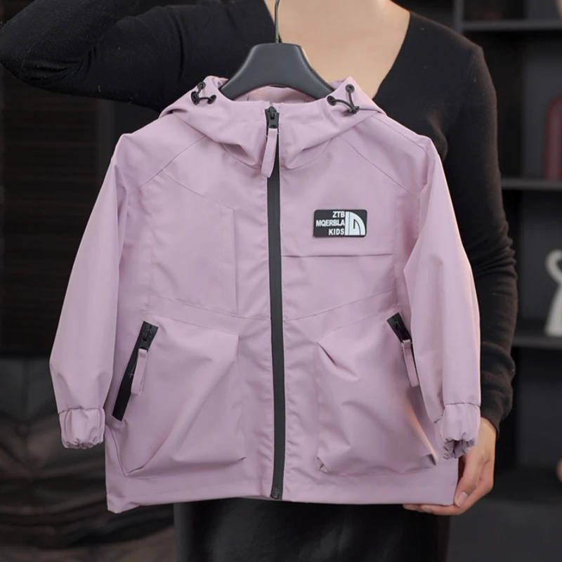 2025*春秋新款时尚休闲运动洋气学生冲锋衣外套户外潮流F