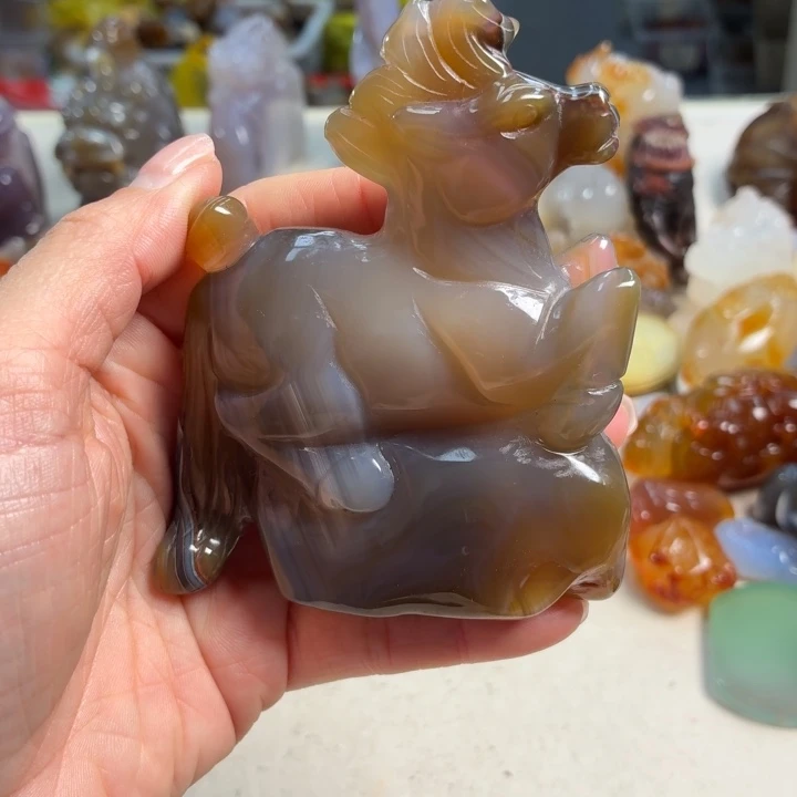 玛瑙/玉髓未镶嵌吊坠(不含链)