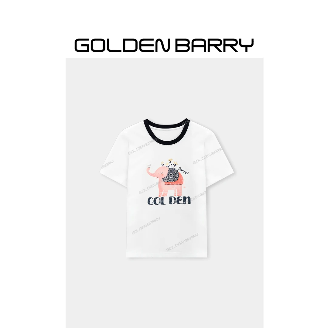 GOLDENBARRY|201023萌趣小象T恤