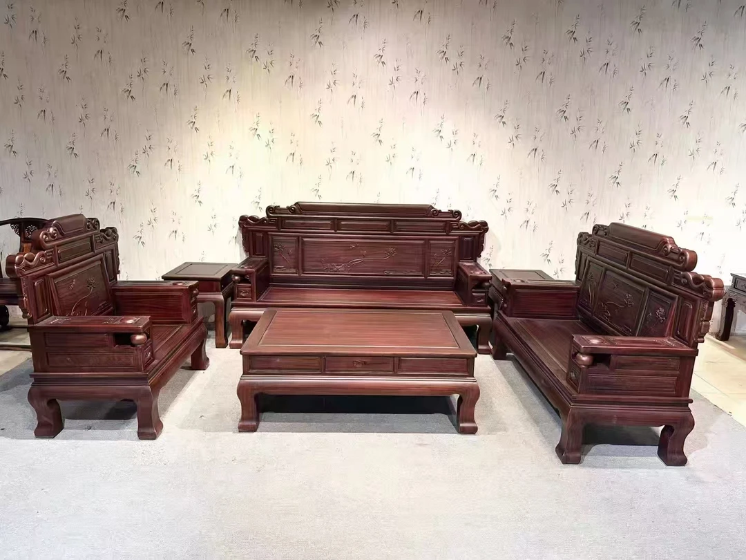 财源滚滚沙发，古典沙发新中式客厅沙发组合别墅自建房明清古典