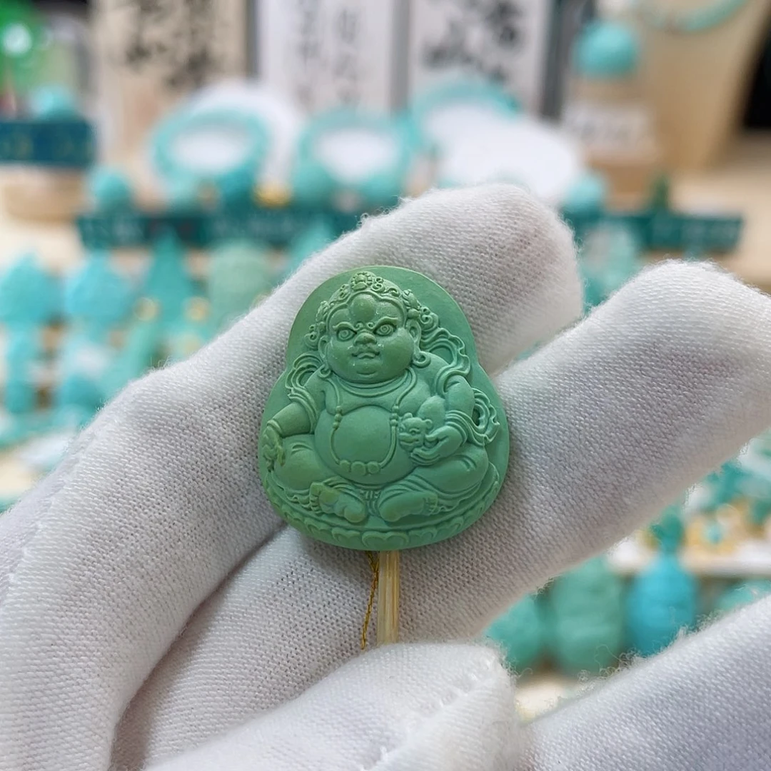 绿松石珠宝奇石未镶嵌