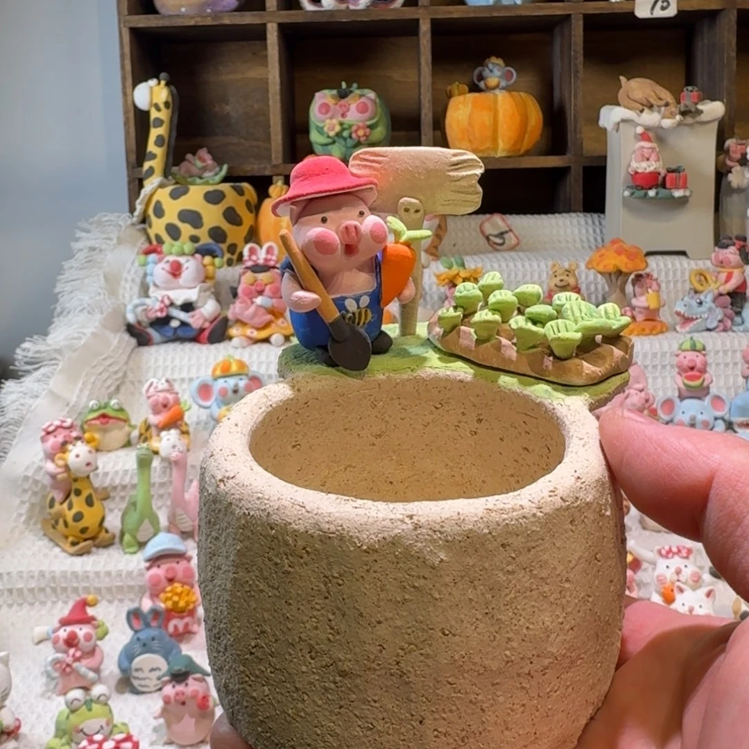 厂家直销手工花盆摆件