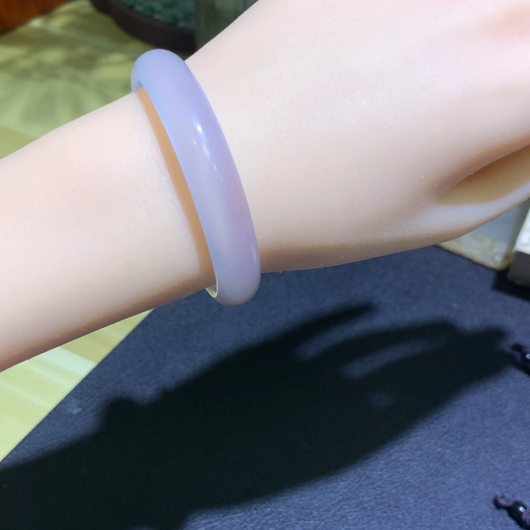 玛瑙/玉髓未镶嵌手镯荔枝冻