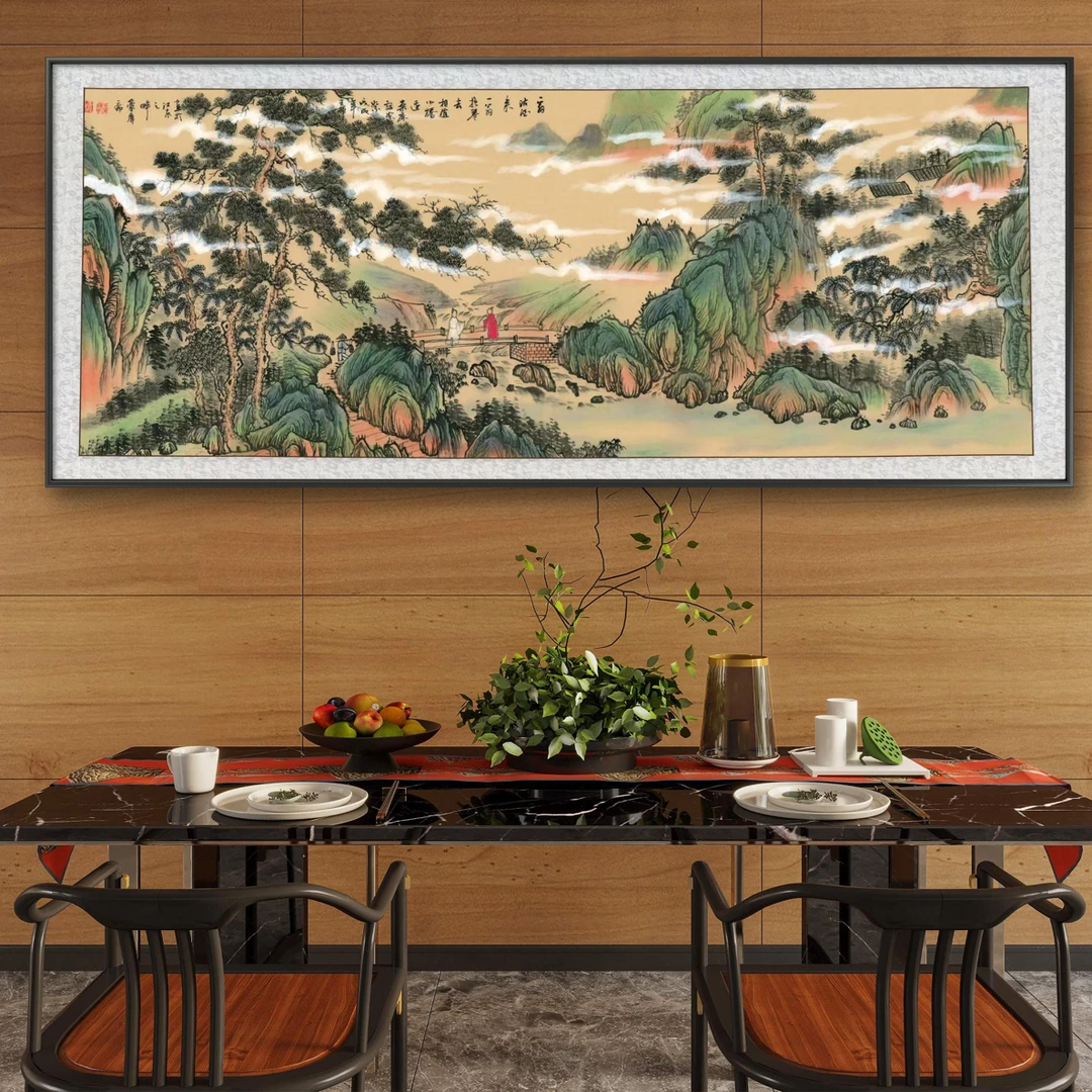《访友图》220*72 王辉 作品