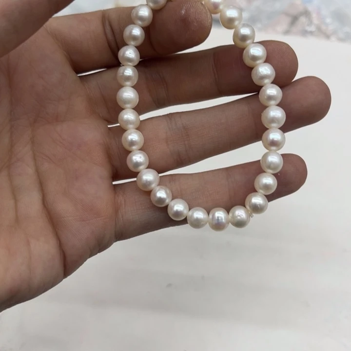 淡水珍珠未镶嵌颈饰060