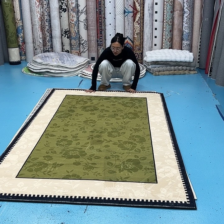 混纺160×250误差±1-3cm精编细砂仿羊绒棉布底微瑕