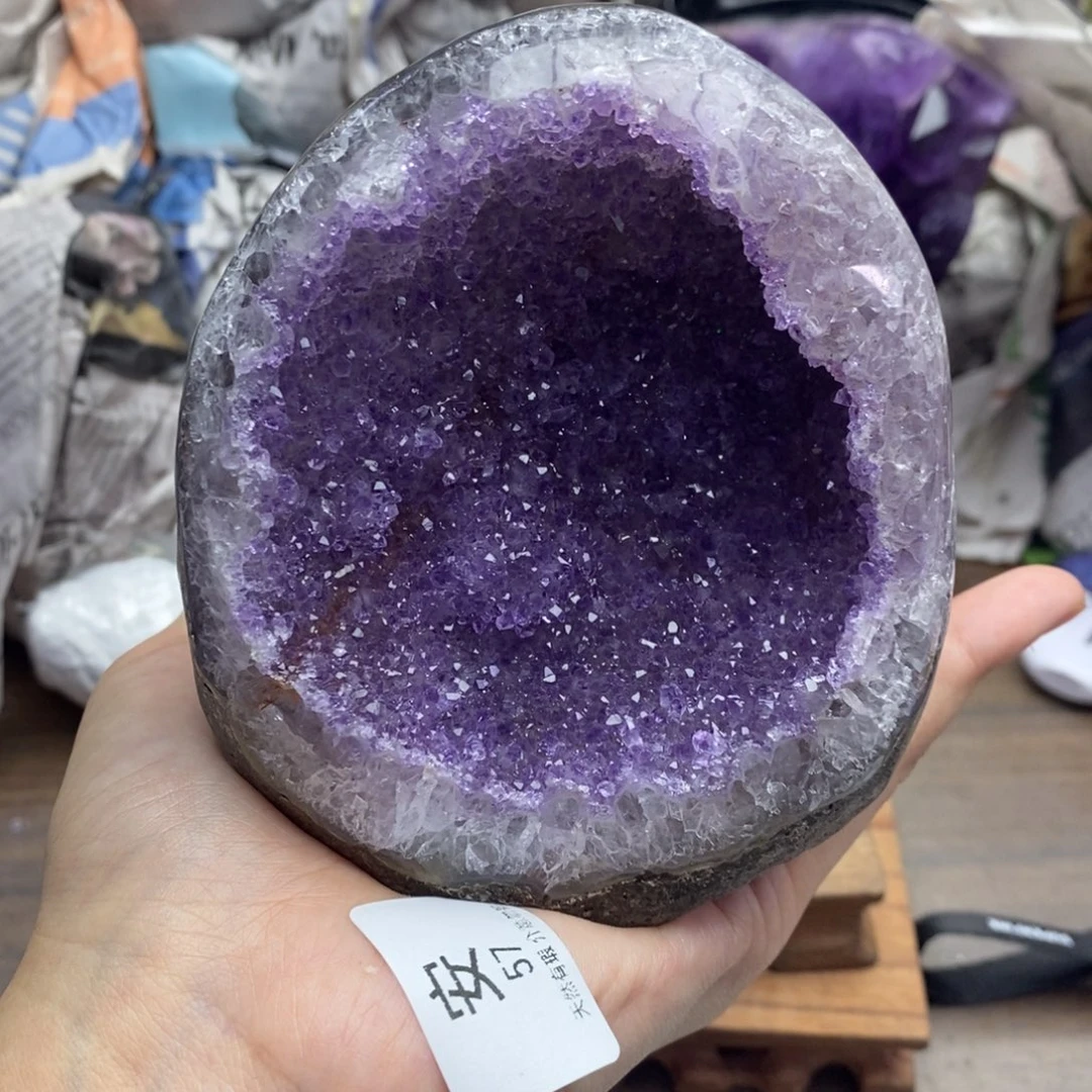 珠宝半成品紫晶未镶嵌