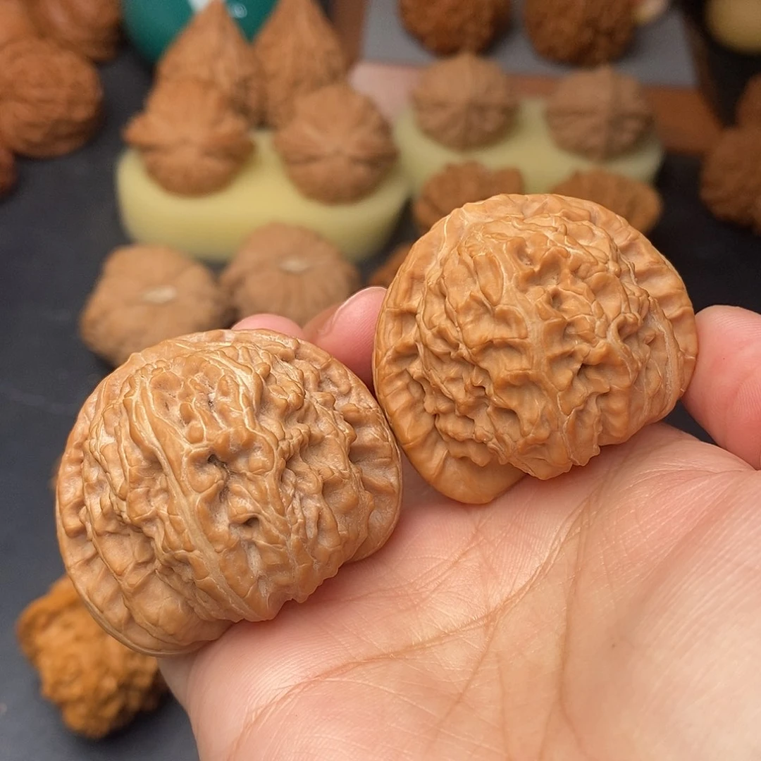 把件文玩核桃球白全品43