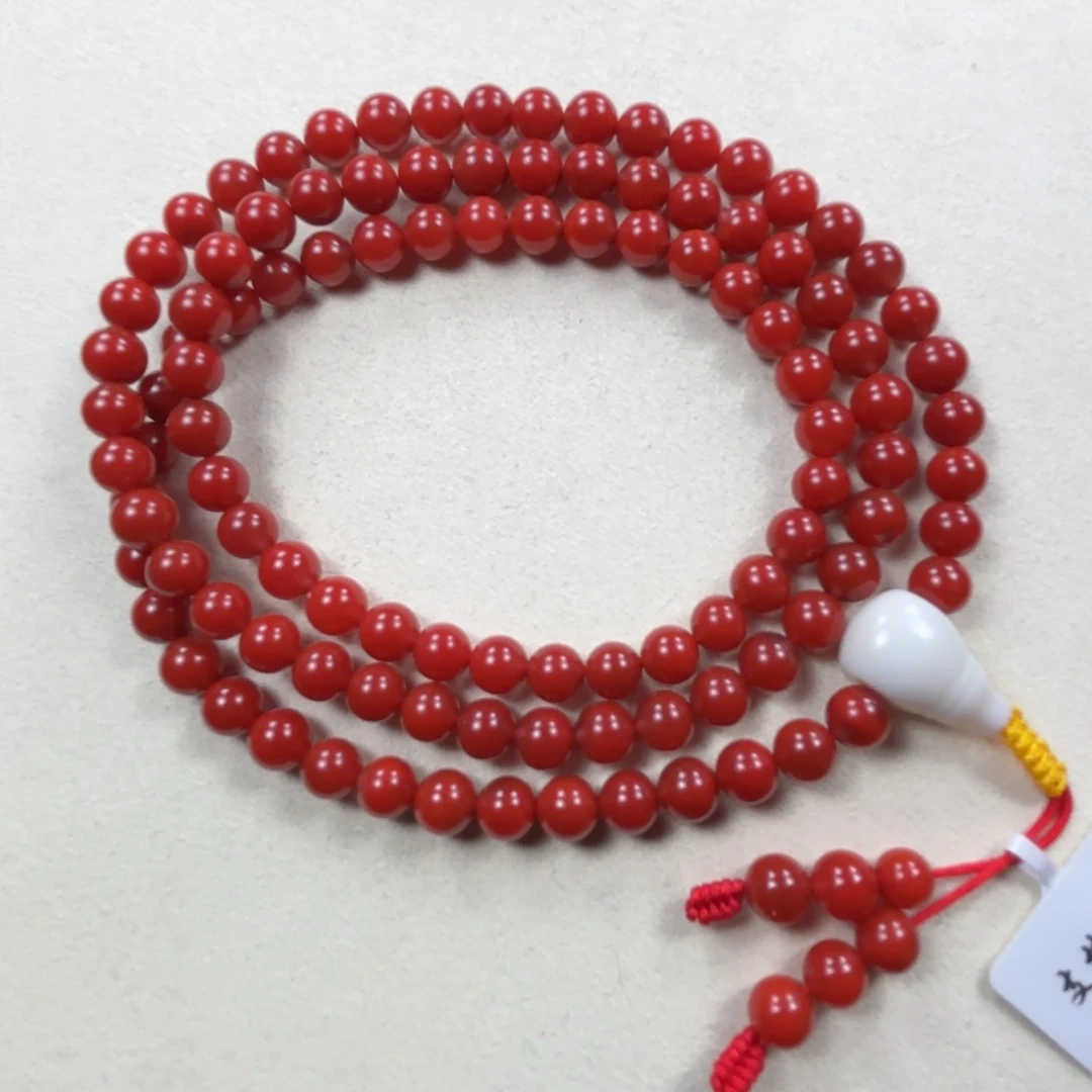 未镶嵌锦红6➕多圈南红玛瑙