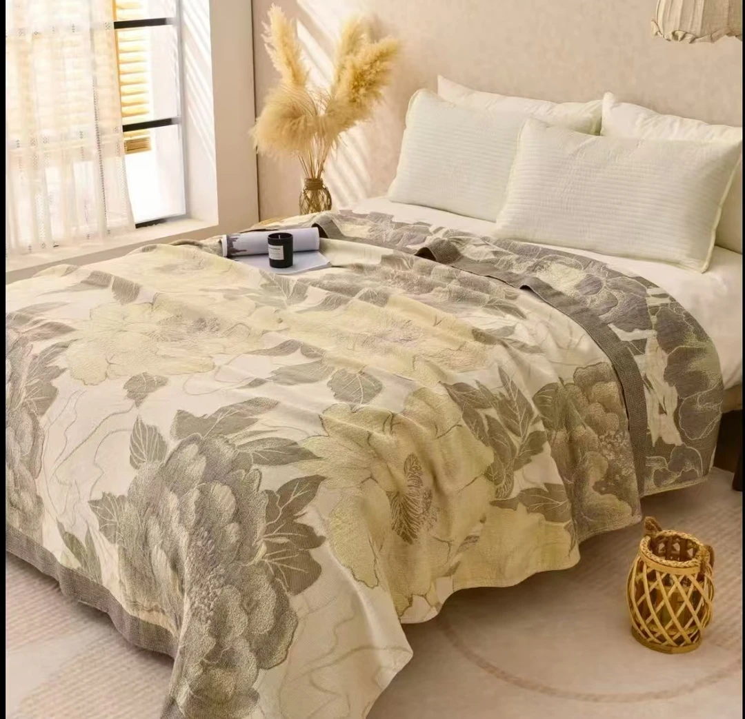 【UNESCO】罗布泊野生麻双面浮雕工艺A类高定盖毯-奢香夫人