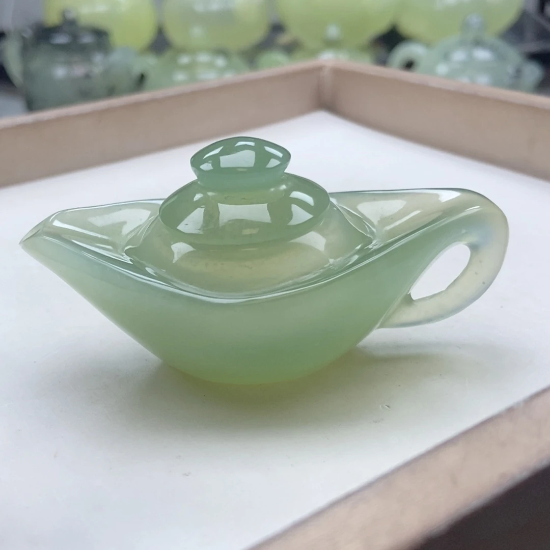 蛇纹石玉未镶嵌手把