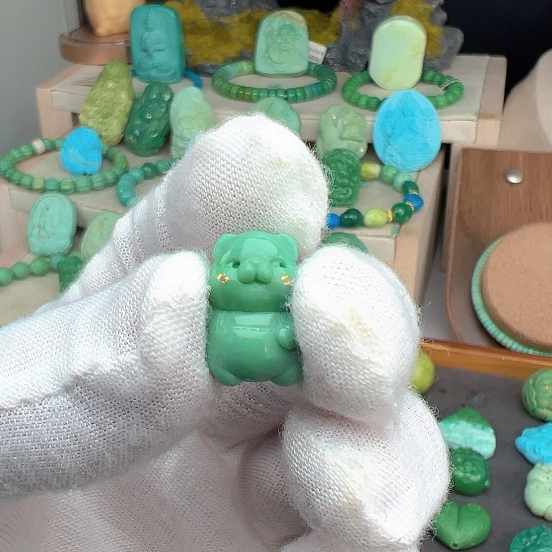 绿松石未镶嵌主播夏