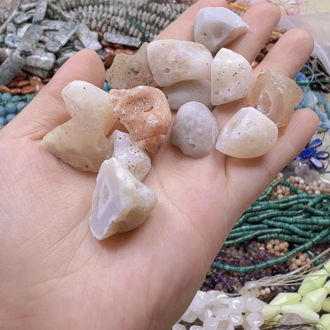 水晶珠宝半成品未镶嵌玛恼晶洞一颗