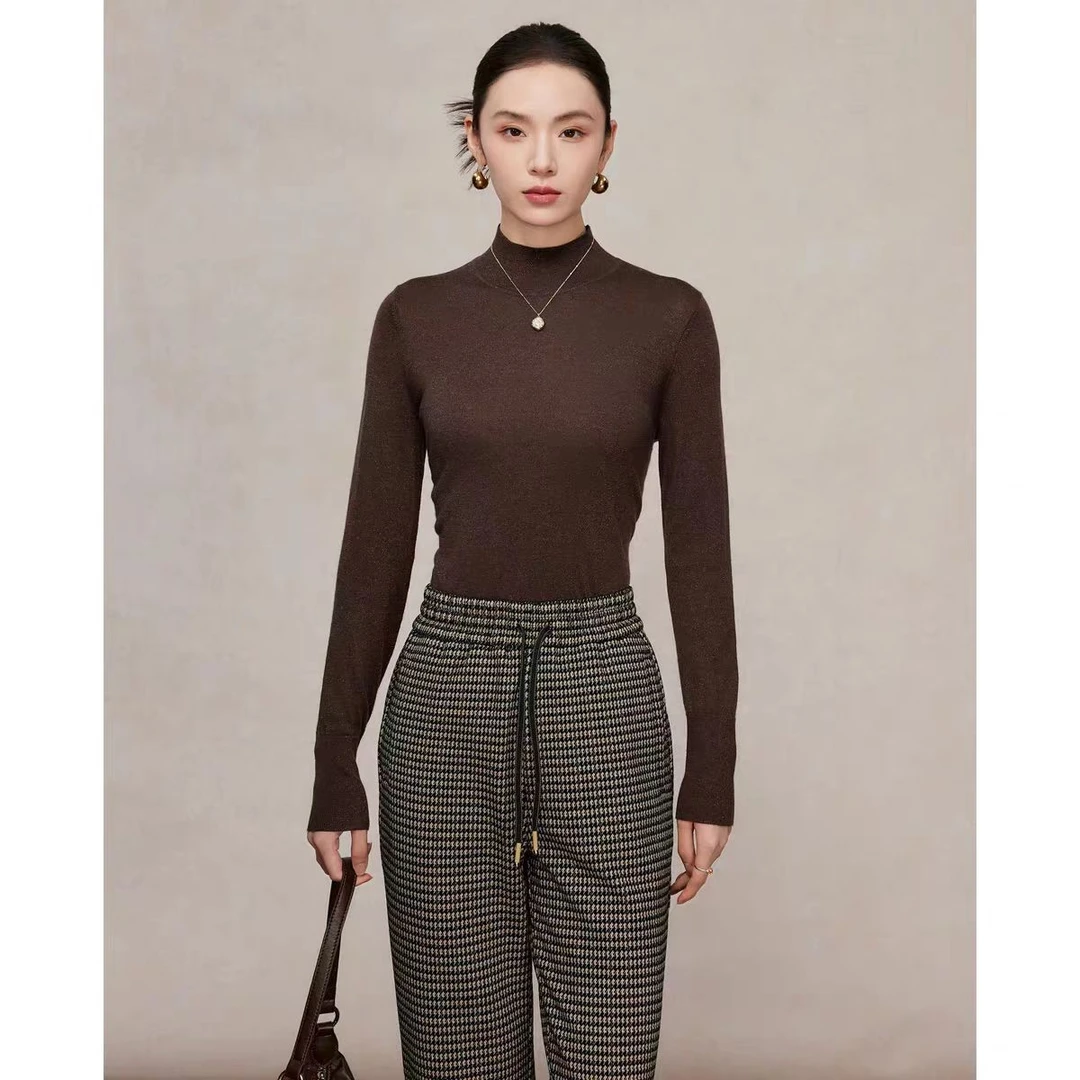 Y730505时尚百搭羊毛两面可穿羊毛衫