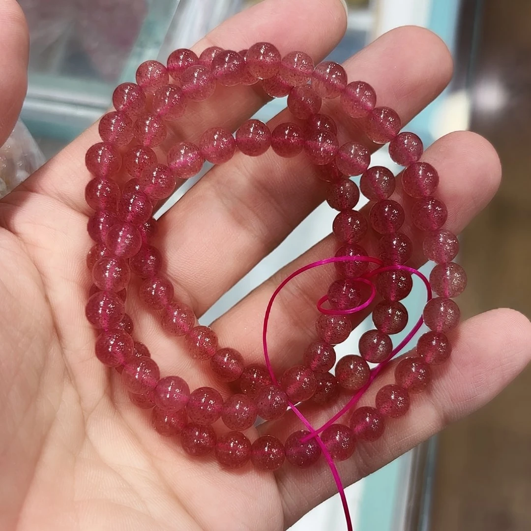 水晶手串未镶嵌草莓