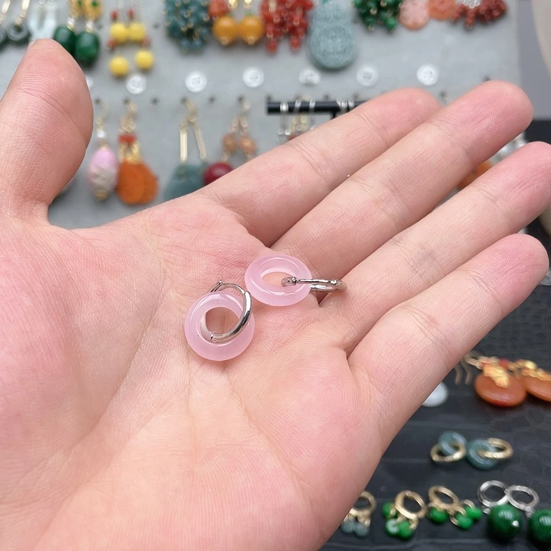 翡翠合金耳饰006