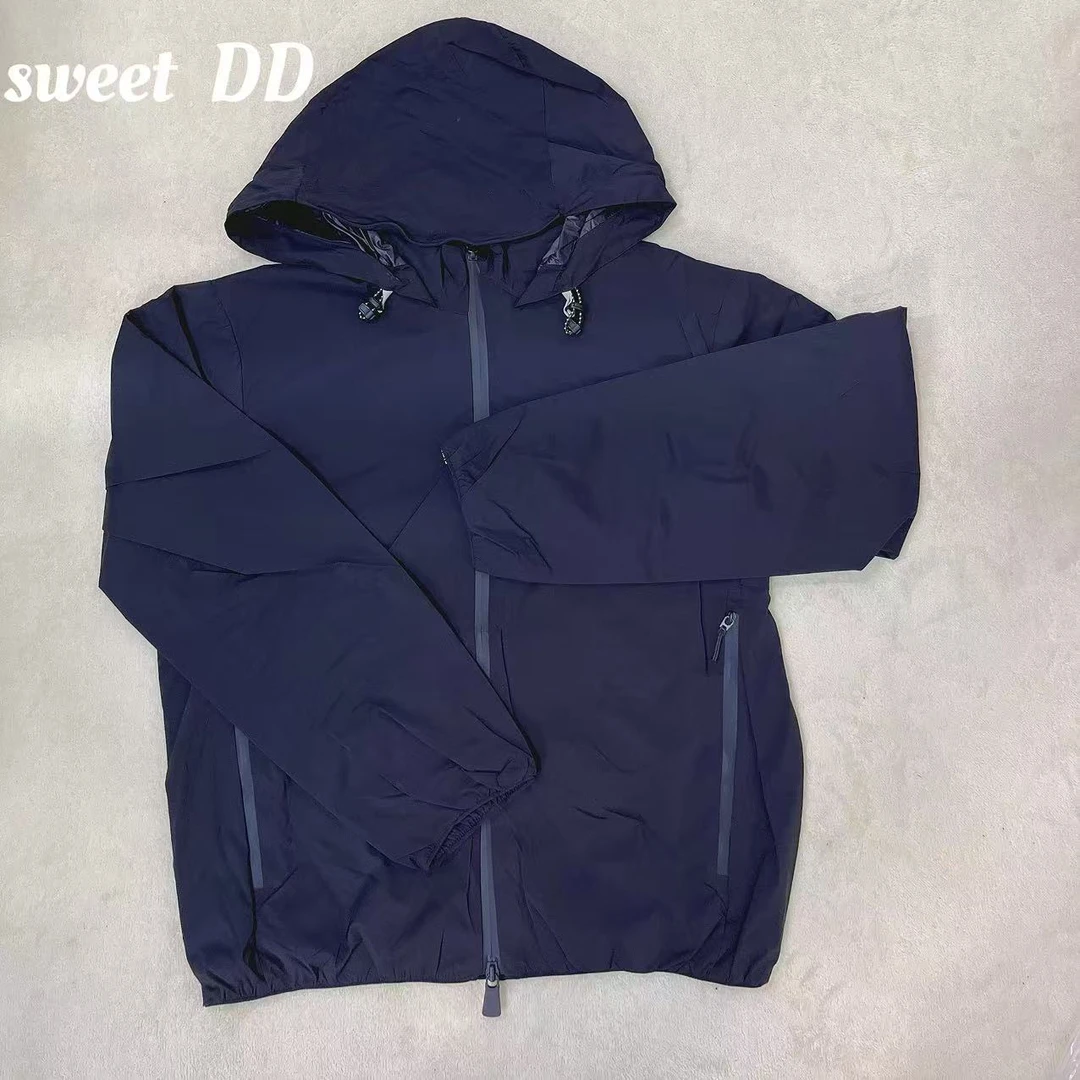 Sweet DD黑色隐形连帽夹克-6373