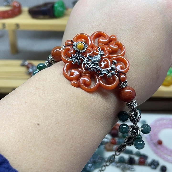 翡翠未镶嵌手链123