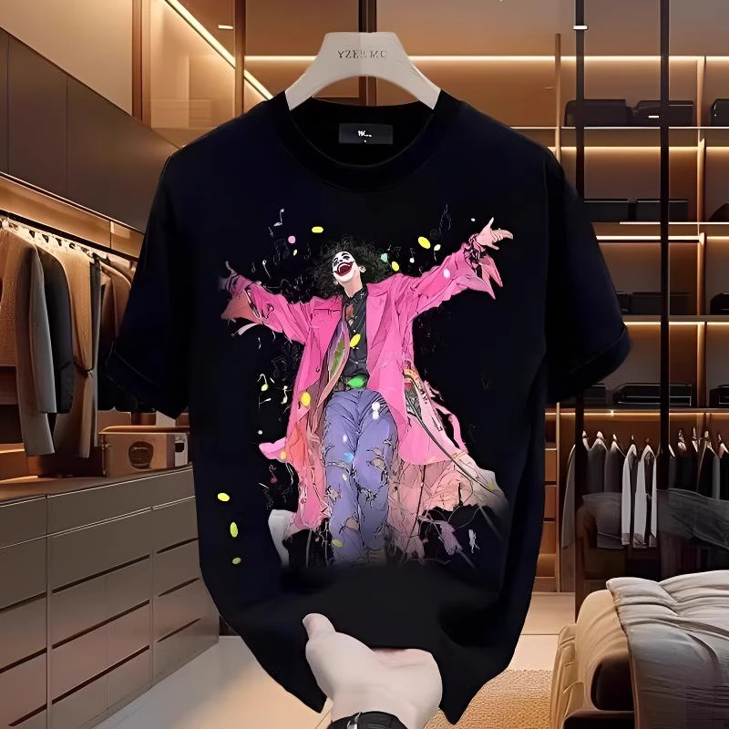 爆款夏季男士短袖2025新款潮牌t恤爆款情侣上衣款百搭纯棉体恤服T