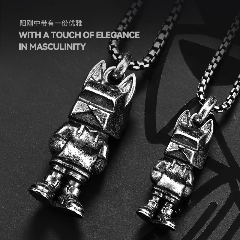 吊坠925银玻璃 925银潮玩项链周边礼物泉州潮牌个性送男友