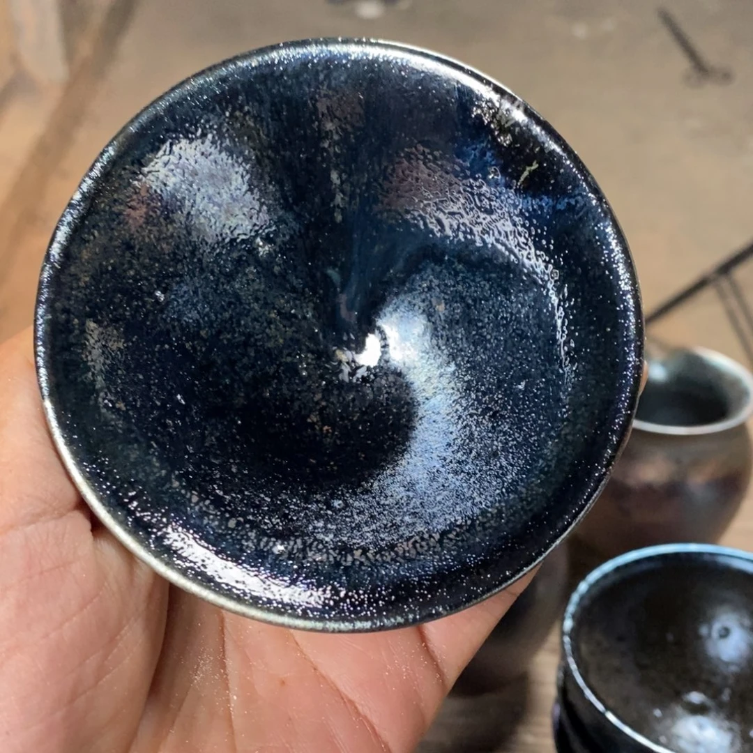 笛***呦浪鬼柴烧    无相系列杯 口有点点不圆