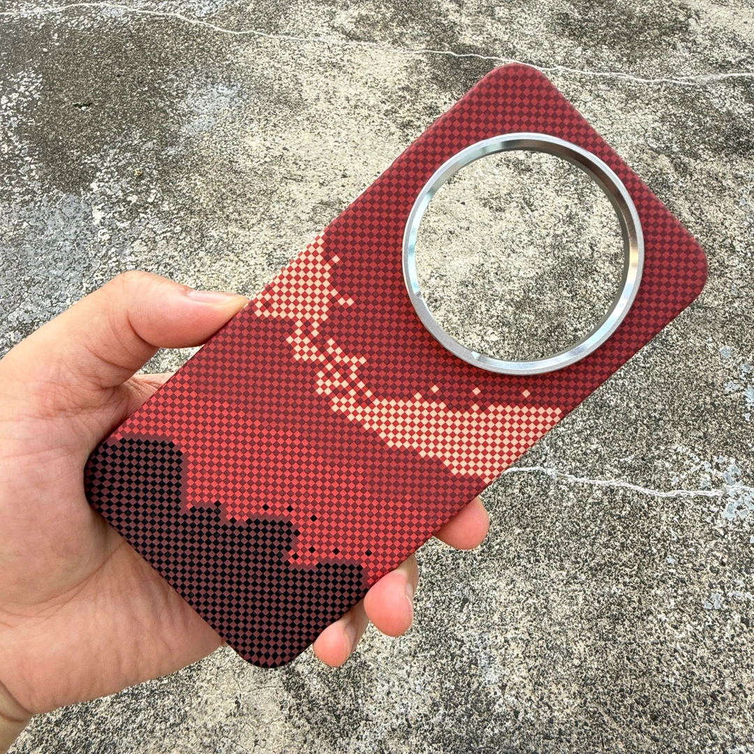 【国庆系列】适用于华为mate70pro磁吸手机壳凯夫拉纹理iPhone16