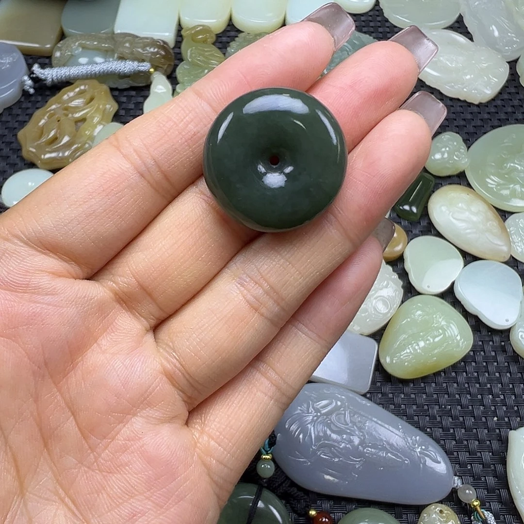 和田玉未镶嵌颈饰卡25（开播福利，不退不换）