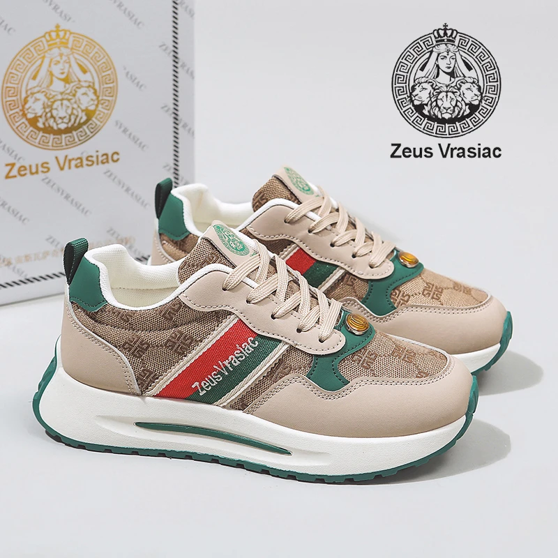 ZeusVrasiac/宙斯瓦萨奇高奢春夏新款厚底潮鞋软底百搭透气运动鞋