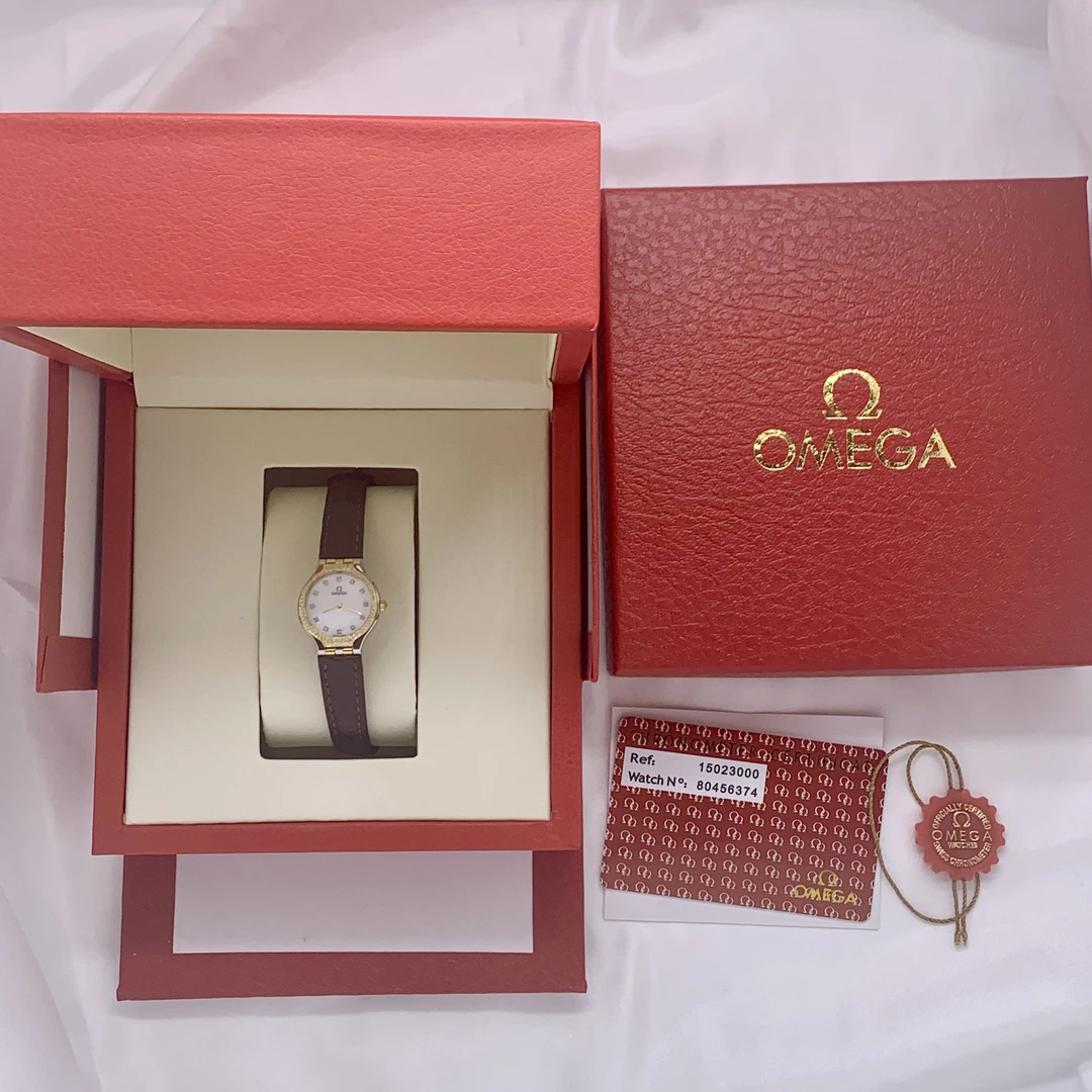 99新 Omega/欧米茄 蝶飞/石英/原表带/A001