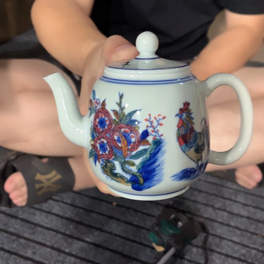 摆件景德镇陶瓷研究所。绿。