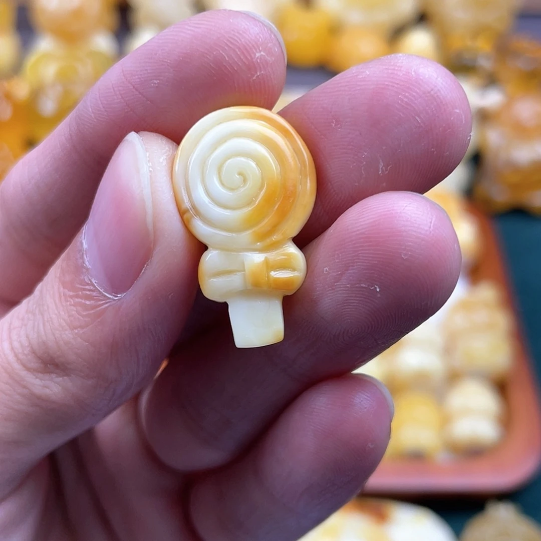 琥珀裸石未镶嵌蜜蜡