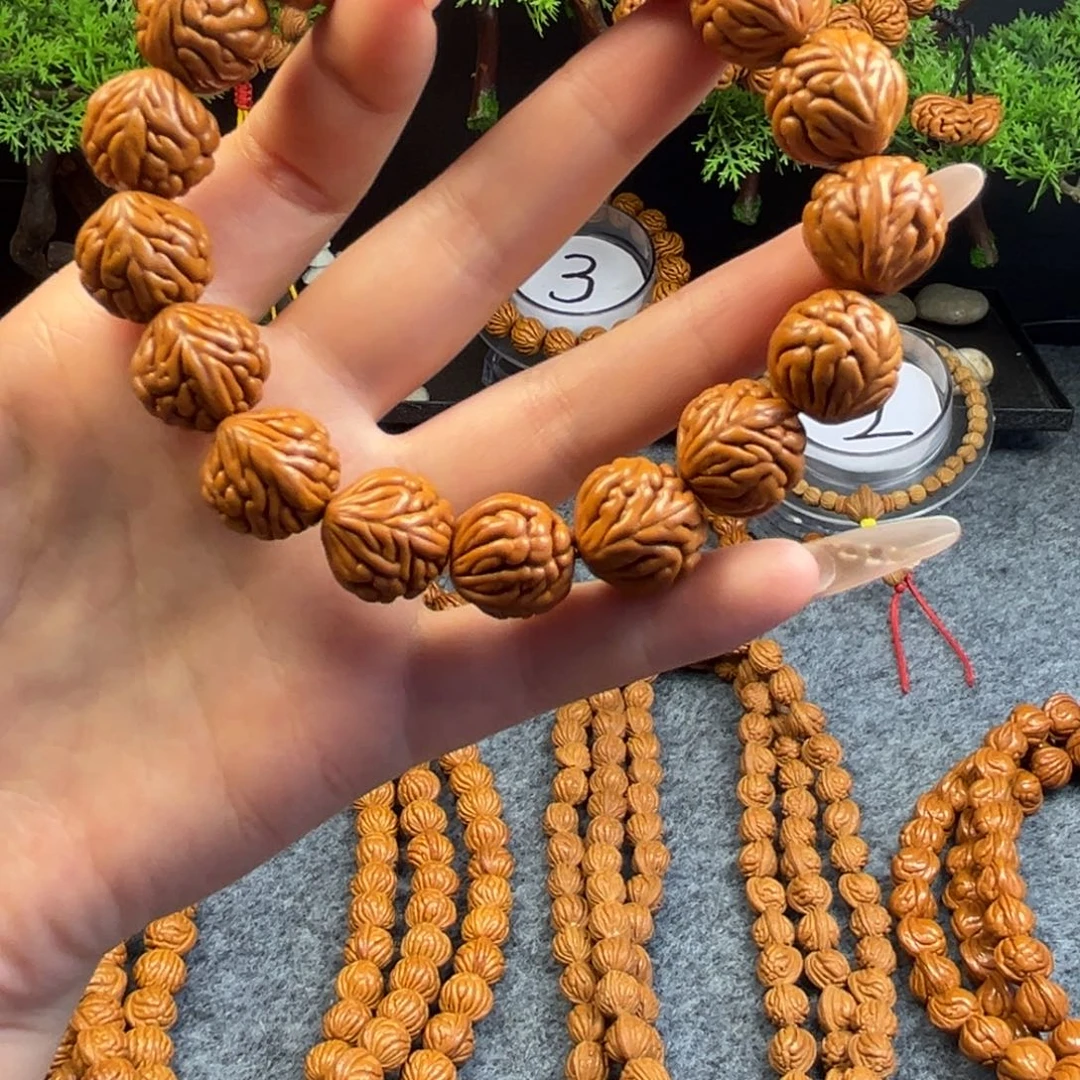 文玩核桃吊坠桃核单圈