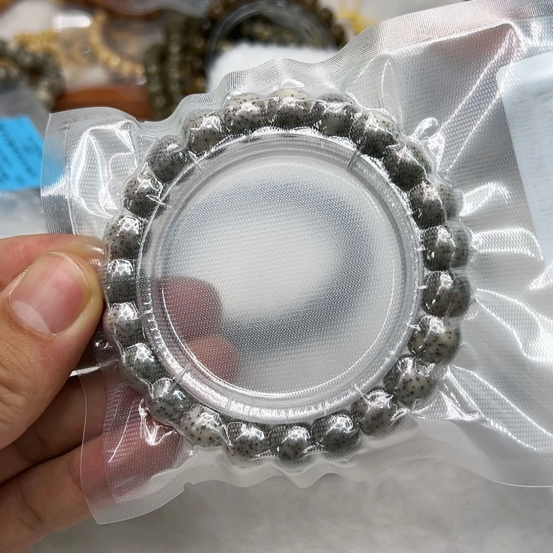 星月菩提手串43尽头卡姿兰大眼睛冰石玉星月菩提单圈10×9