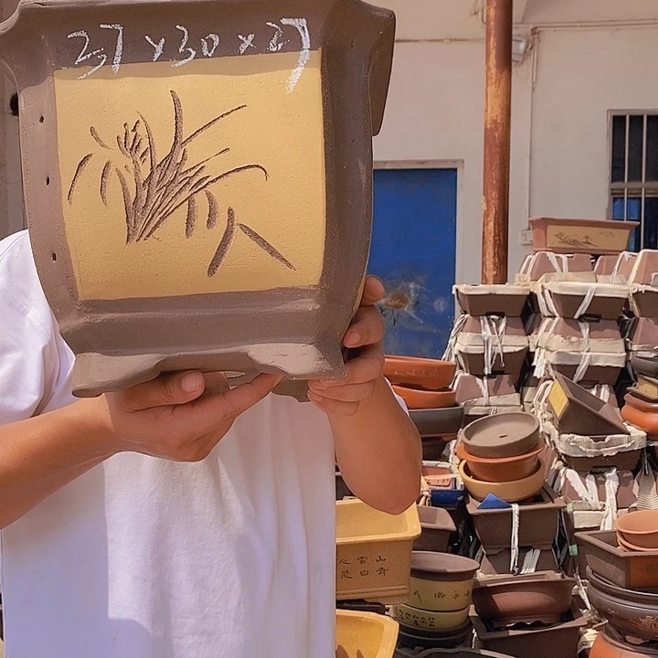 紫砂花盆紫砂花盆