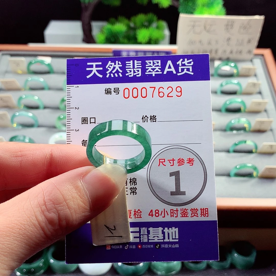 翡翠戒指未镶嵌21号