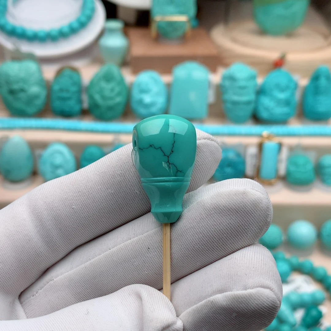 绿松石珠宝奇石未镶嵌°*君