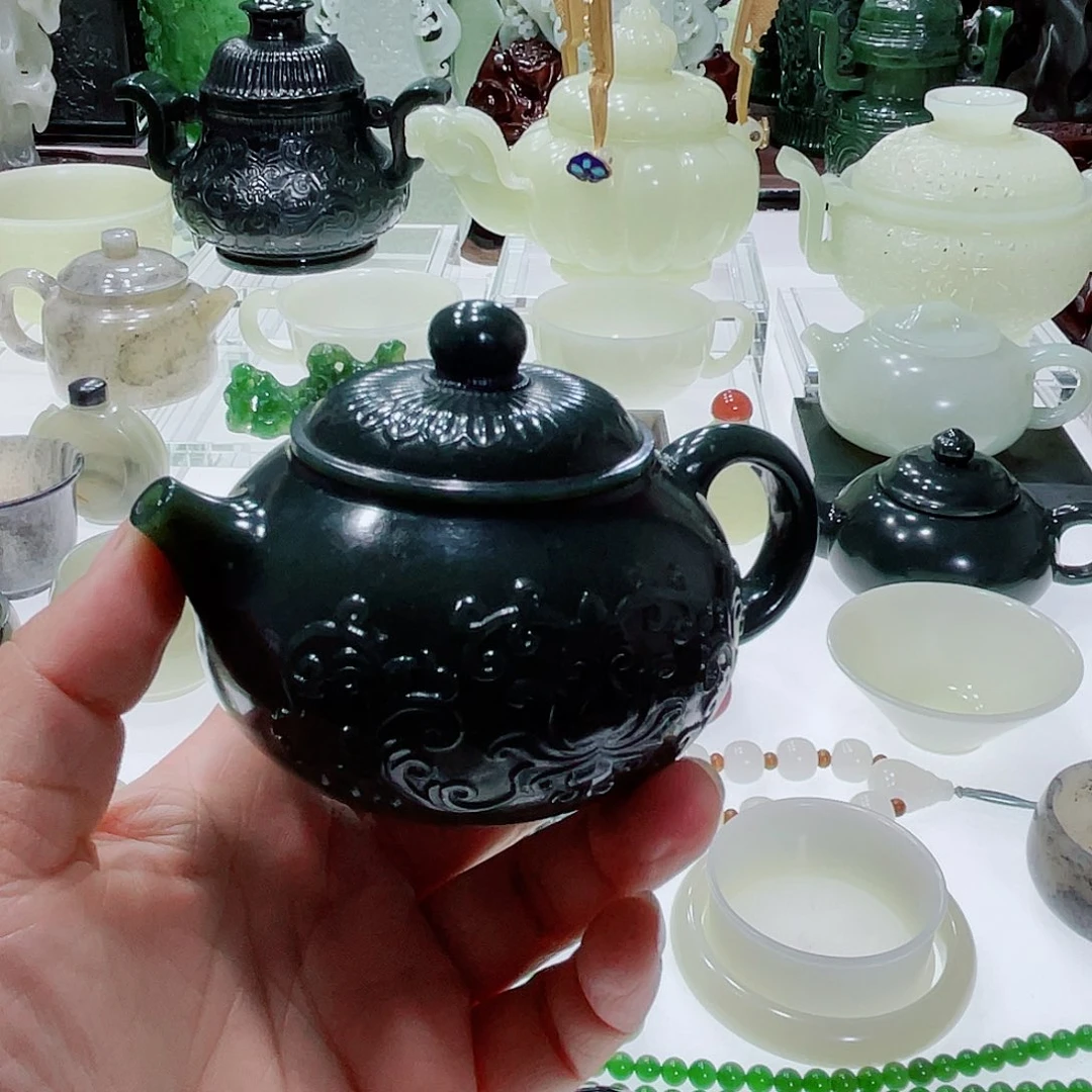 和田玉（青玉）把件未镶嵌程***兄