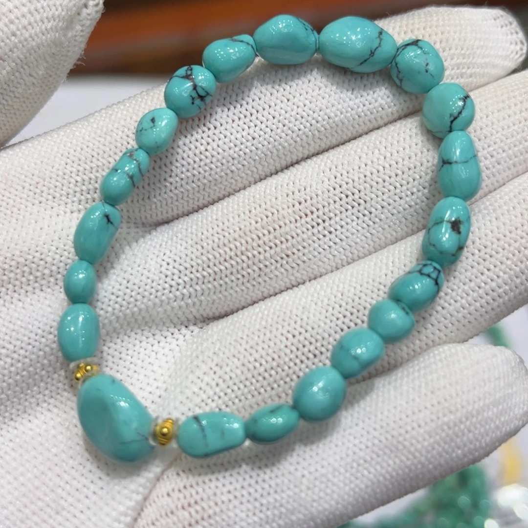 绿松石未镶嵌珠宝奇石水草随形