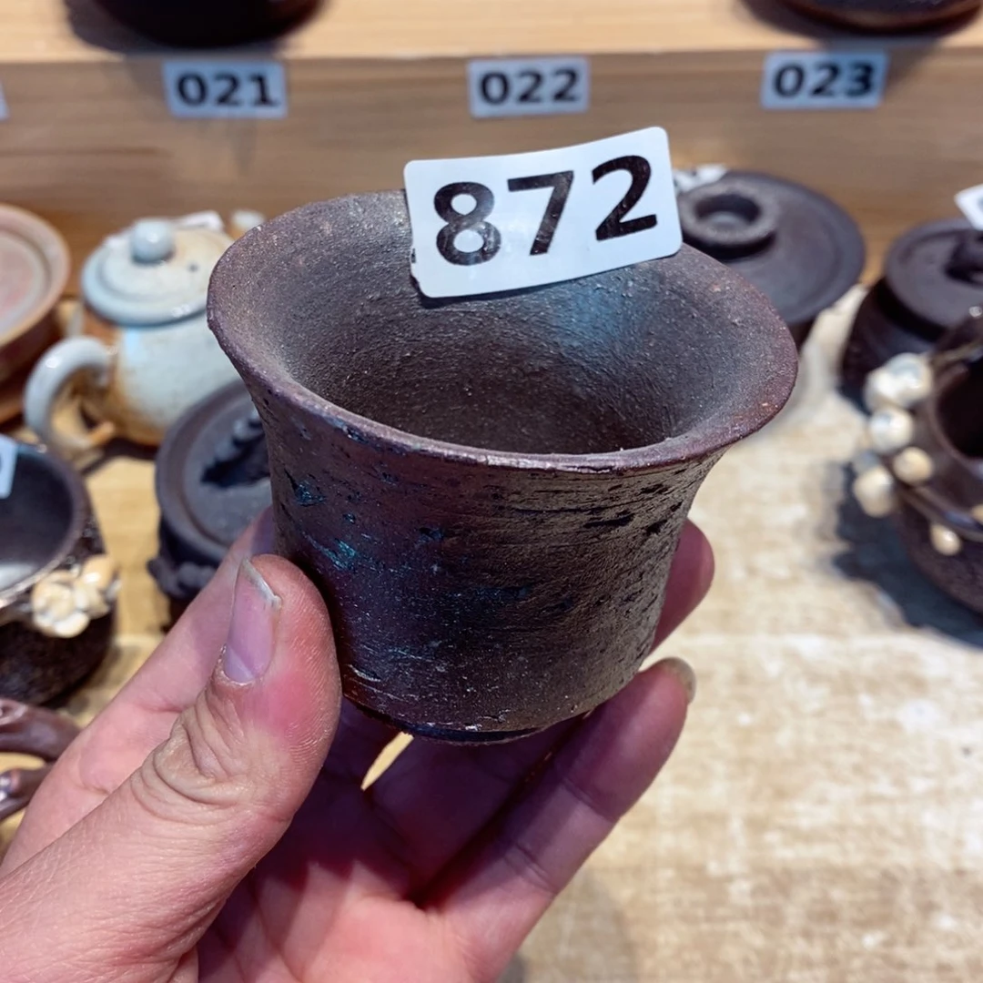 柴烧茶具陶瓷杯子